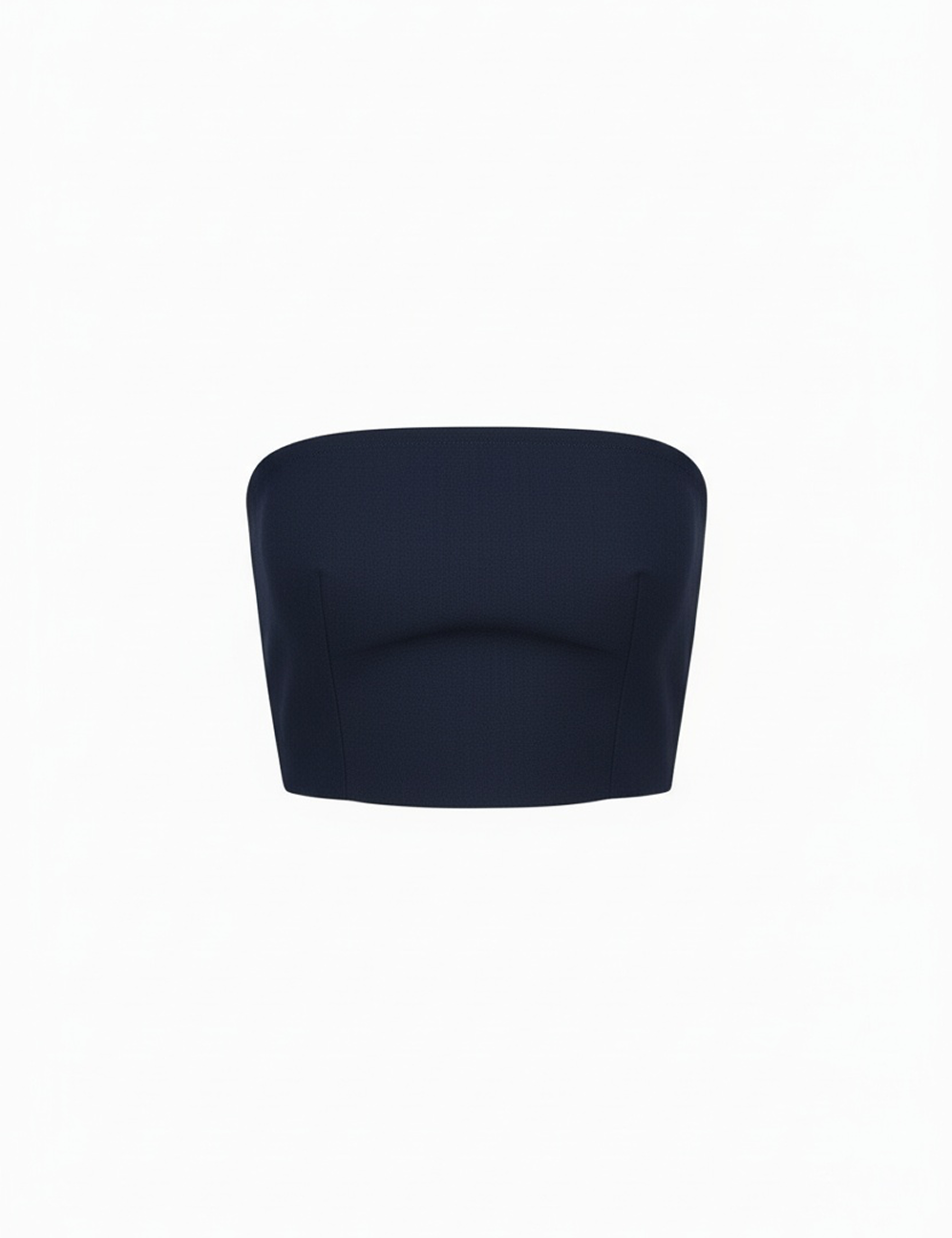 Strapless bustier in navy