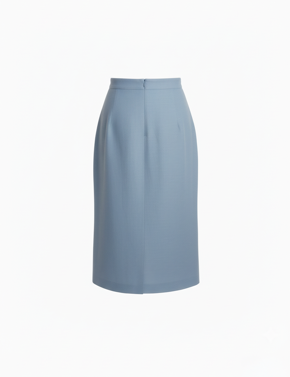 Bias wrap skirt in baby blue