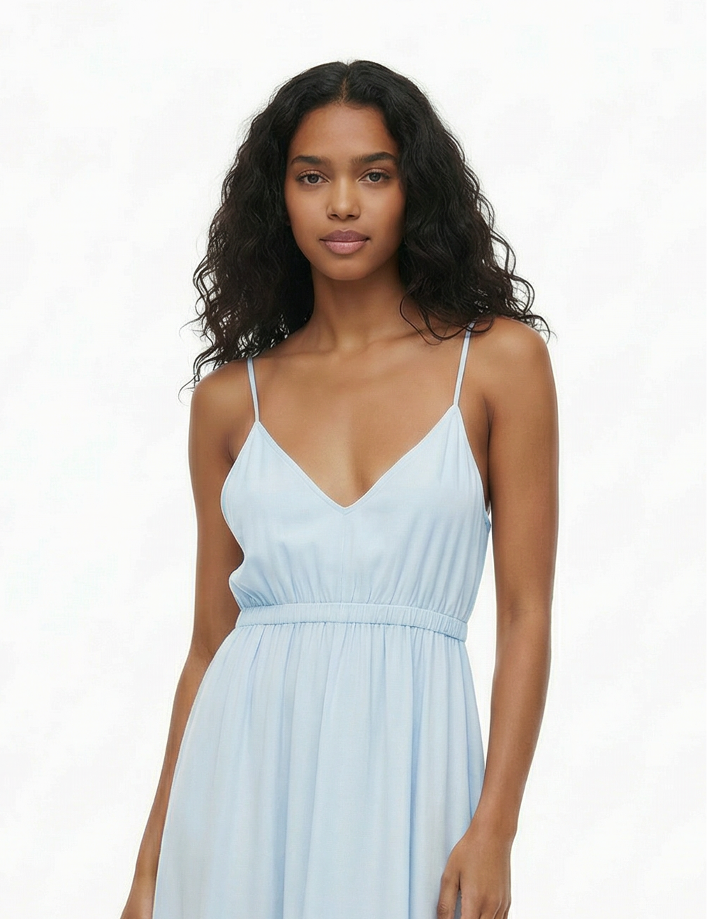 Sunday dress in light blue