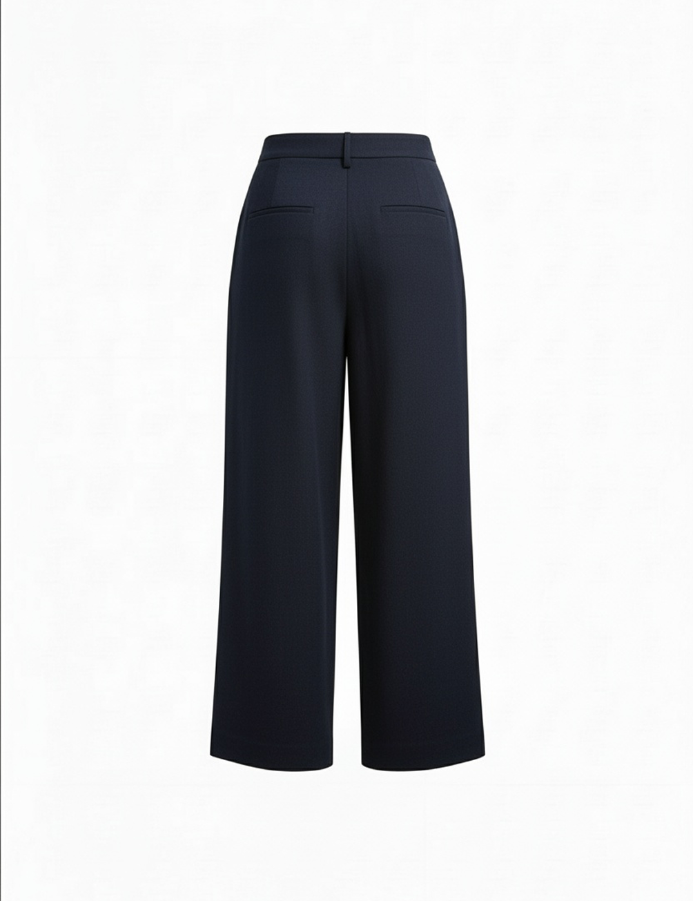 Silk trouser in navy