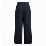 Silk trouser in navy