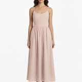 Riviera dress in peach