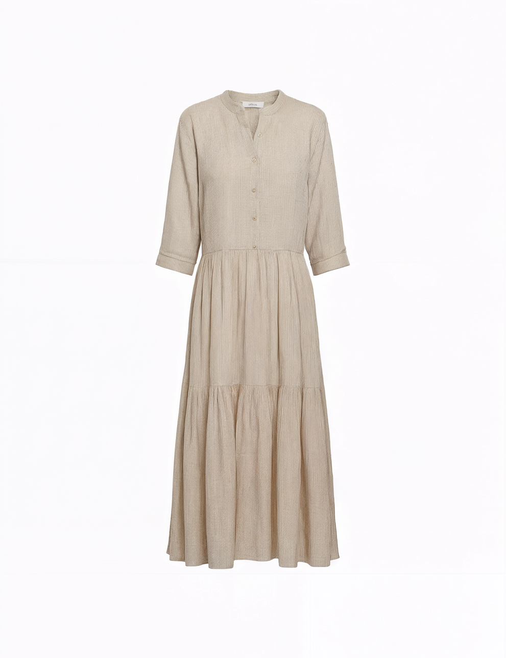 Market dress in beige