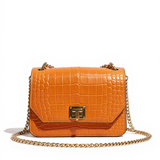 Croc leather bag