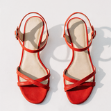 Kitten heel sandals