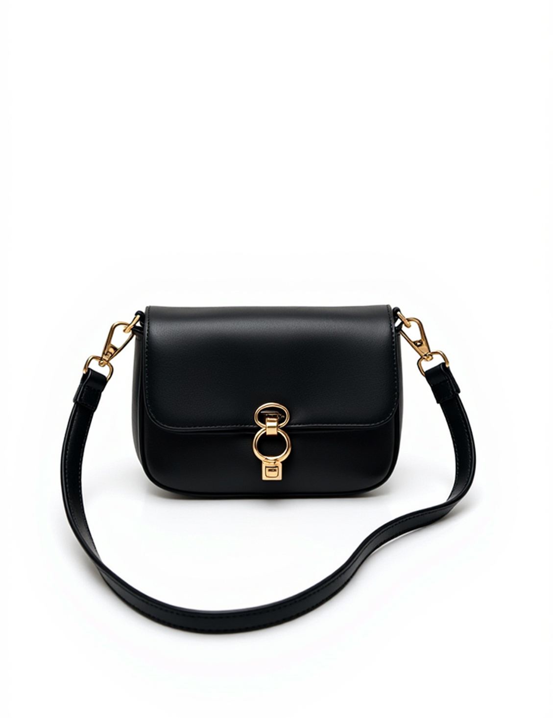 Leather shoulder bag