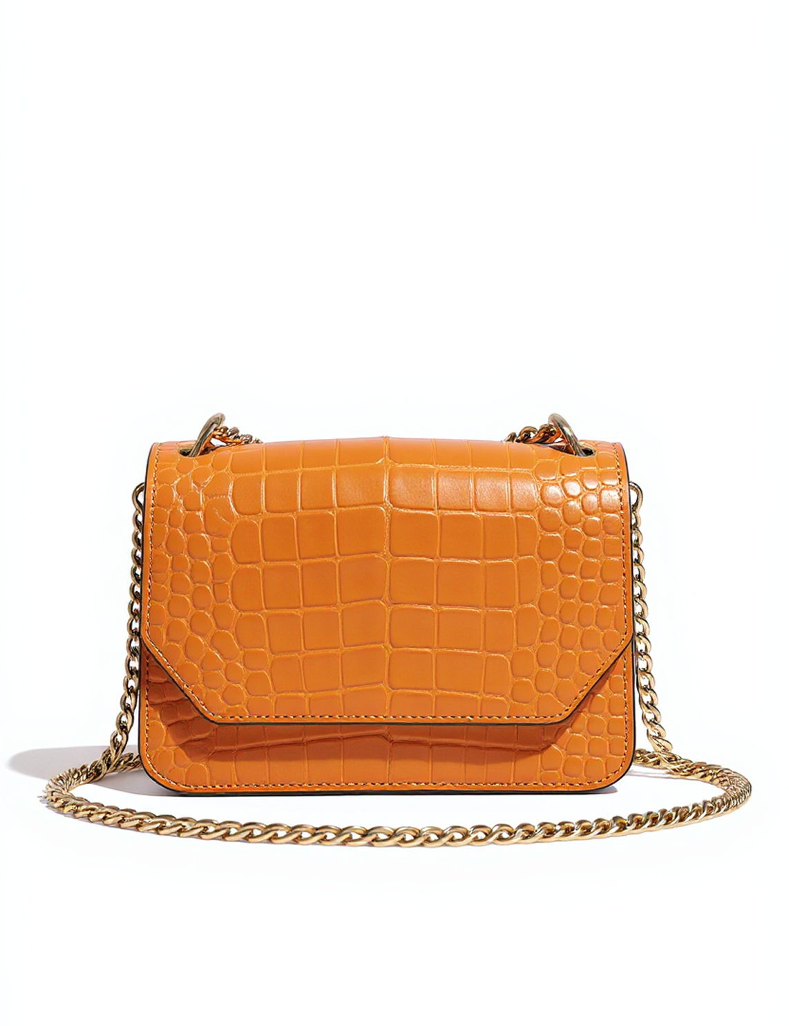 Croc leather bag