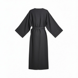 Wrap dress in black