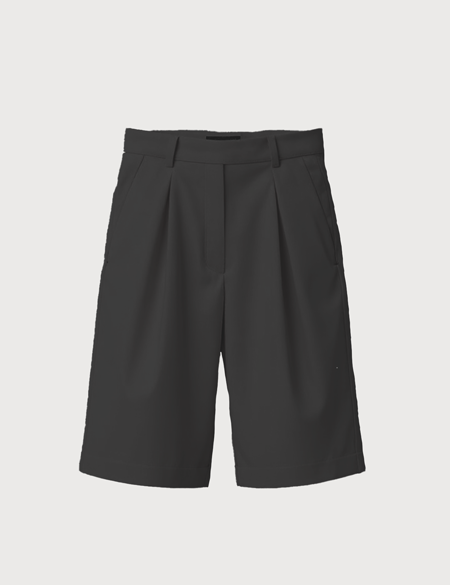 Chino short in gray