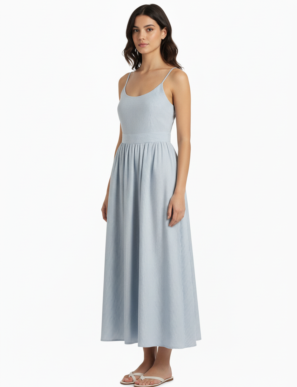 Riviera dress in baby blue