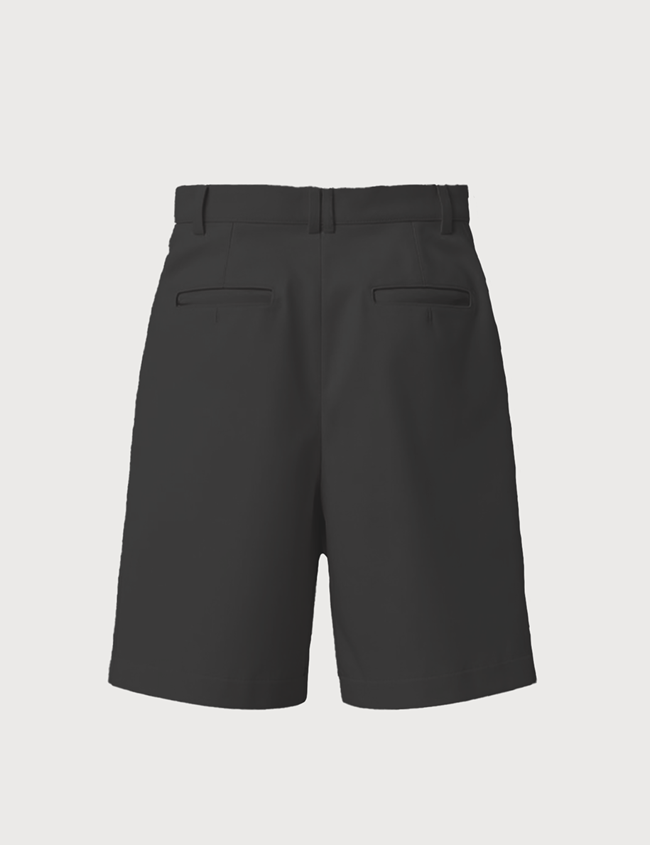Chino short in gray