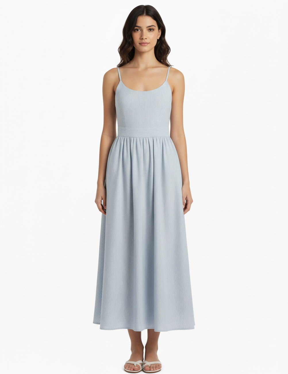 Riviera dress in baby blue