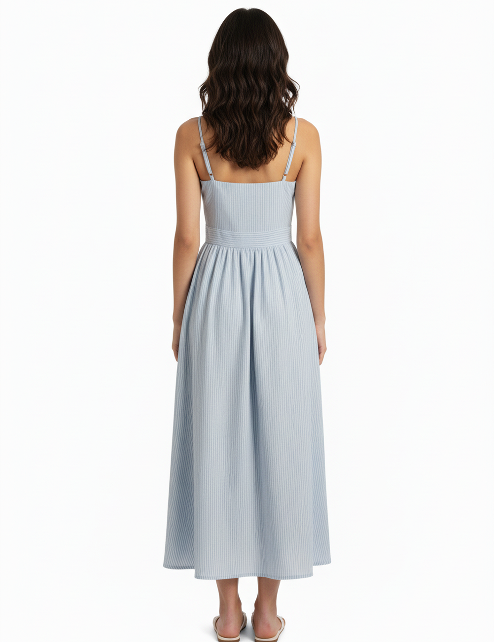 Riviera dress in baby blue