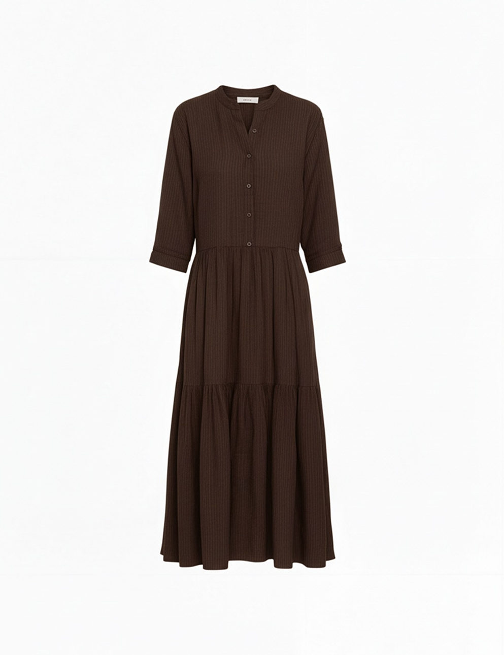 Market dress in brown