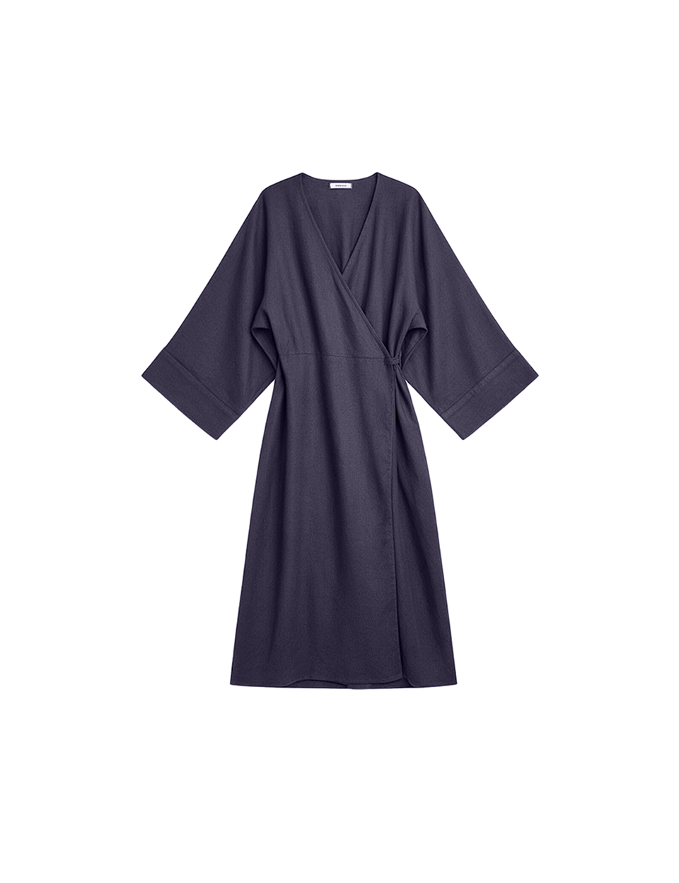 Wrap dress in navy