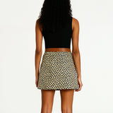 Polka dot mini in beige