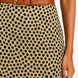 Polka dot mini in beige