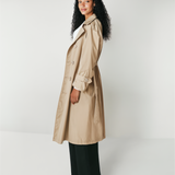 Classic trench in beige