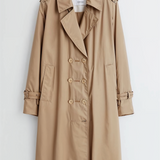 Classic trench in beige