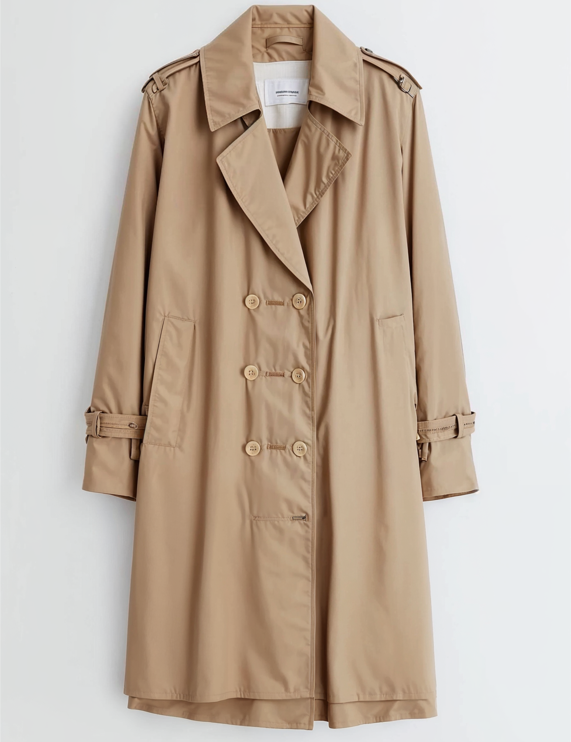 Classic trench in beige