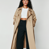 Classic trench in beige